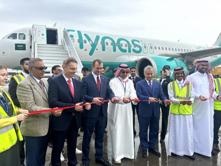 طيران ناس يحتفل بتدشين أولى رحلاته المباشرة بين الرياض وموسكو في فصل جديد من الربط الجوي وبحضور سفير خادم الحرمين الشريفين لدى روسيا