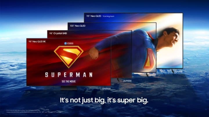 سامسونج تتعاون مع وارنر براذرز واستوديوهات دي سي لتقديم تجربة "Super Big" لفيلم سوبرمان