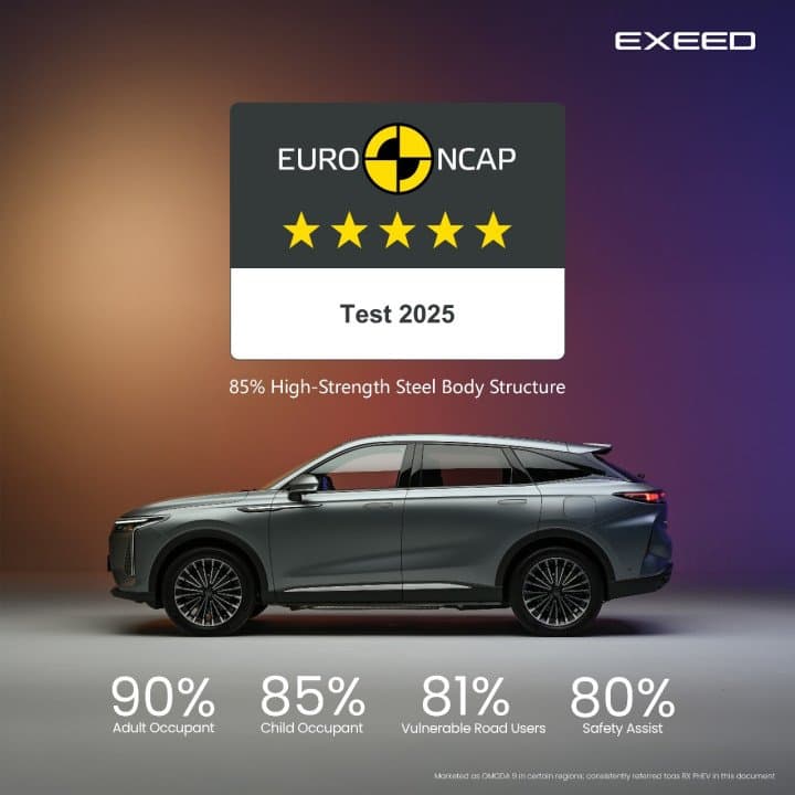 EXEED RX PHEV’s European Sales Jump 64.35% in July; Model to Debut in Saudi Market