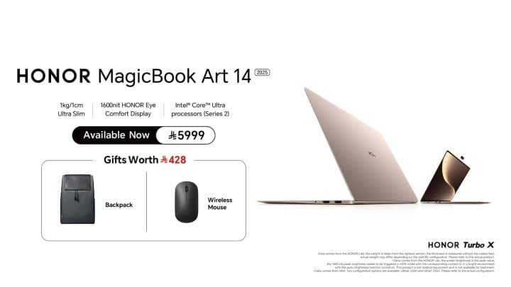 HONOR Unveils HONOR MagicBook Art 14 2025 Redefining Ultra-Slim Performance and AI Innovation