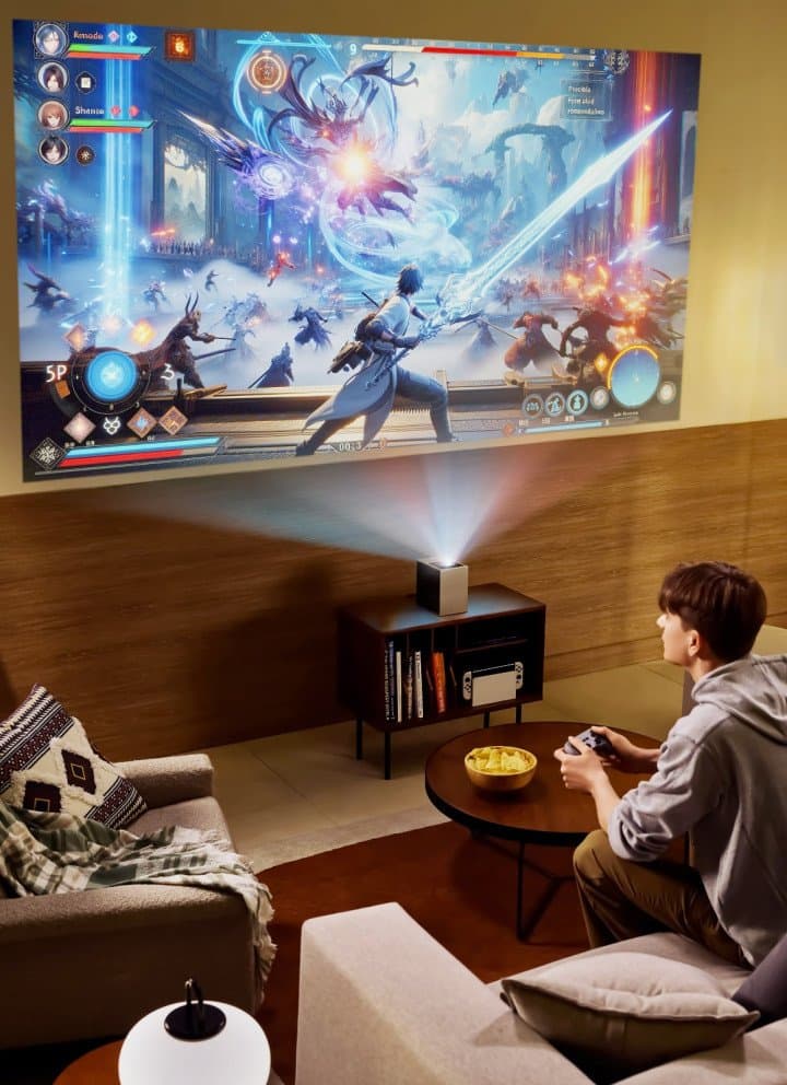 جهاز عرض LG CINEBEAM S يمنحكم مرونة غير مسبوقة وتجربة مشاهدة لا مثيل لها