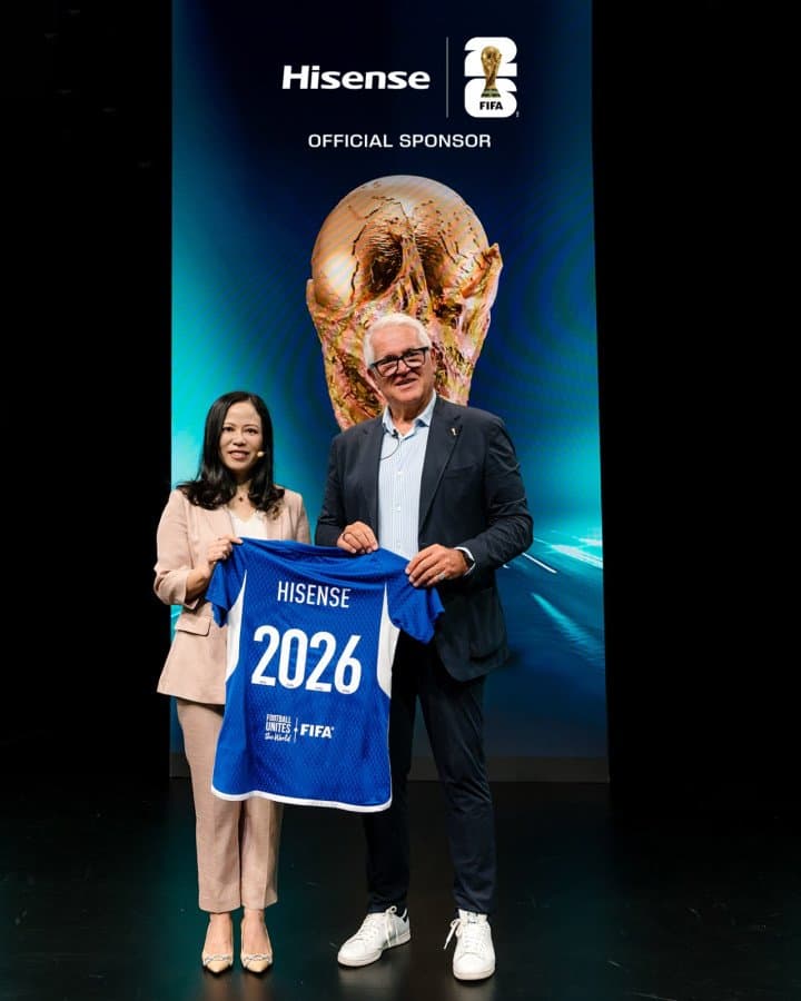 هايسنس تعلن عن رعايتها الثالثة لكأس العالم FIFA وتكشف عن تقنية RGB-MiniLED في معرض IFA 2025