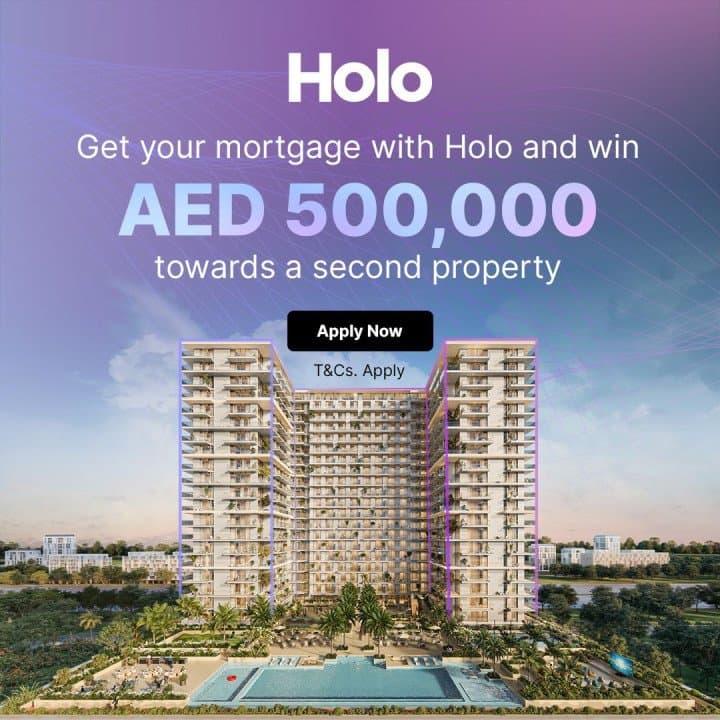 Holo launches the UAE’s biggest property giveaway: buy a home and win AED 500,00 towards a second property