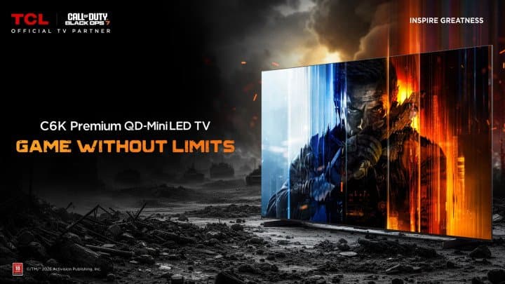 TCL و"كول أوف ديوتي" تتعاونان لإطلاق Black Ops 7 بإسلوب غير مسبوق مع الجيل المقبل من تقنية QD-Mini LED الغامرة