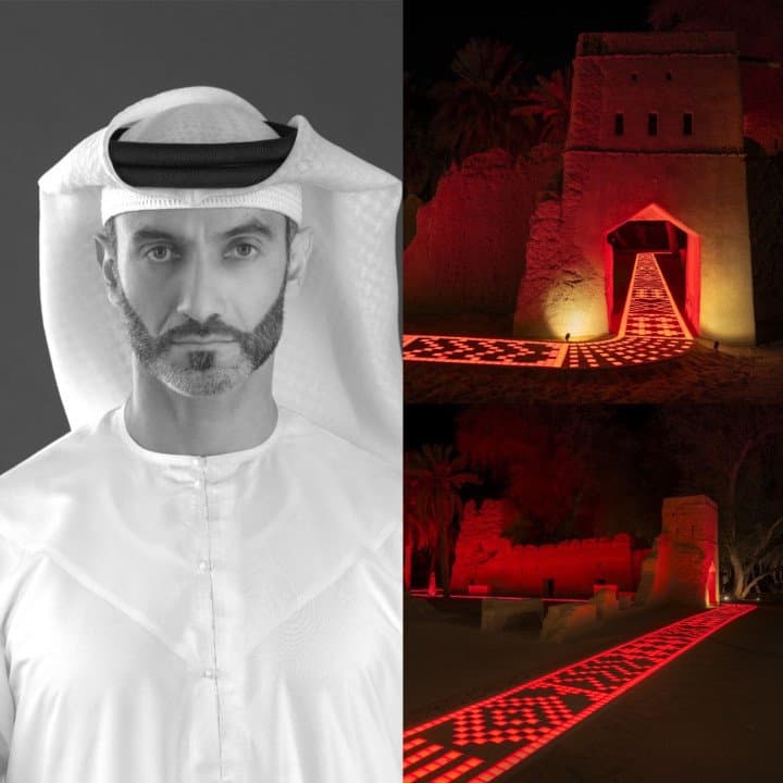 خالد الشعفار يقدم تركيبة “سجادة السدو الحمراء” في مسار واحة القطارة