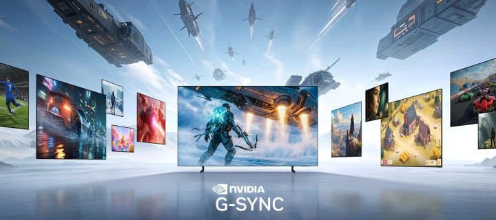 تلفزيونات وشاشات سامسونج OLED لعام 2026 توفّر تجارب ألعاب احترافية مدعومة بتقنية ™NVIDIA® G-SYNC