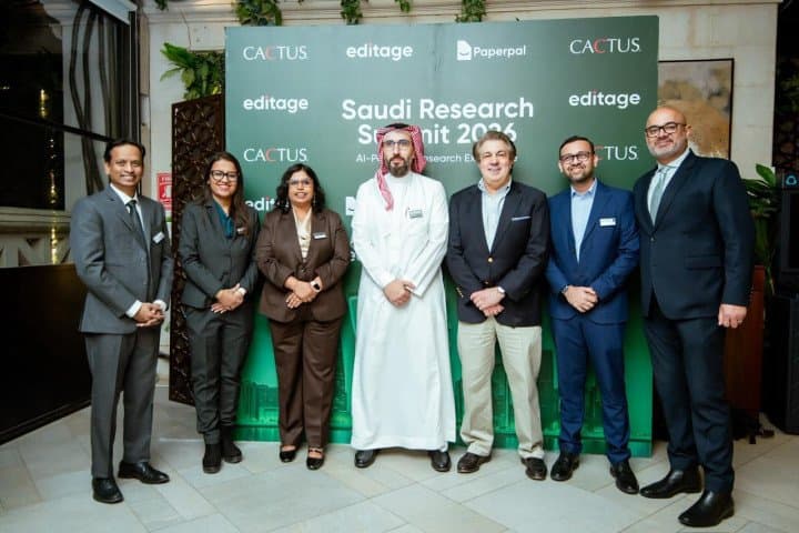 "Editage" تستضيف قمة السعودية للأبحاث 2026 دعماً للتميز البحثي والابتكار المدعوم بالذكاء الاصطناعي انسجاماً مع رؤية 2030