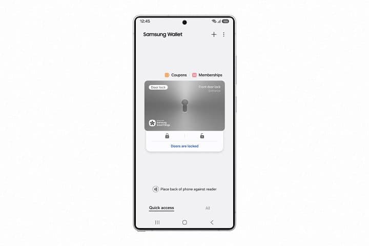Samsung Wallet يطلق ميزة مفتاح المنزل الرقمي Digital Home Key للتحكم بالأبواب الذكية