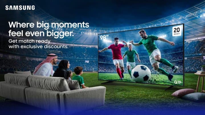 The Grandest Stage in your Living Room… Samsung Redefines Home Spectatorship for the International Football Season
