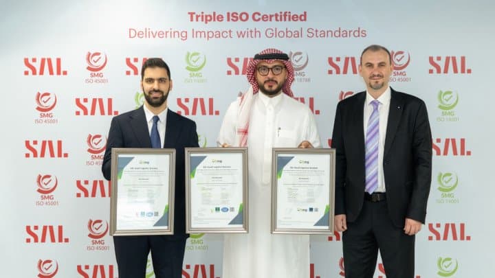 سال أول شركة سعودية في القطاع اللوجستي تتميز بنظام (HSSE IMS) وتحصل على ثلاث شهادات دولية معتمدة من منظمة الأيزو