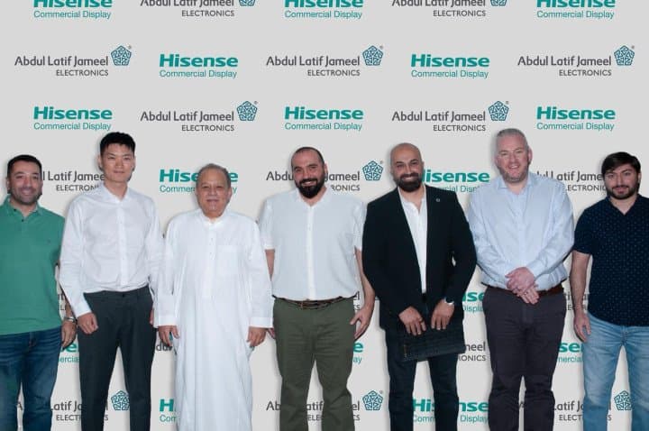 Abdul Latif Jameel Electronics Strengthens Its B2B Capabilities through a Strategic Partnership with Hisense Commercial Display