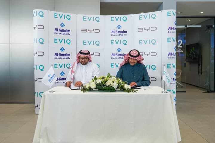 EVIQ و “BYD”تتعاونان لتعزيز ودعم امتلاك المركبات الكهربائية في المملكة العربية السعودية